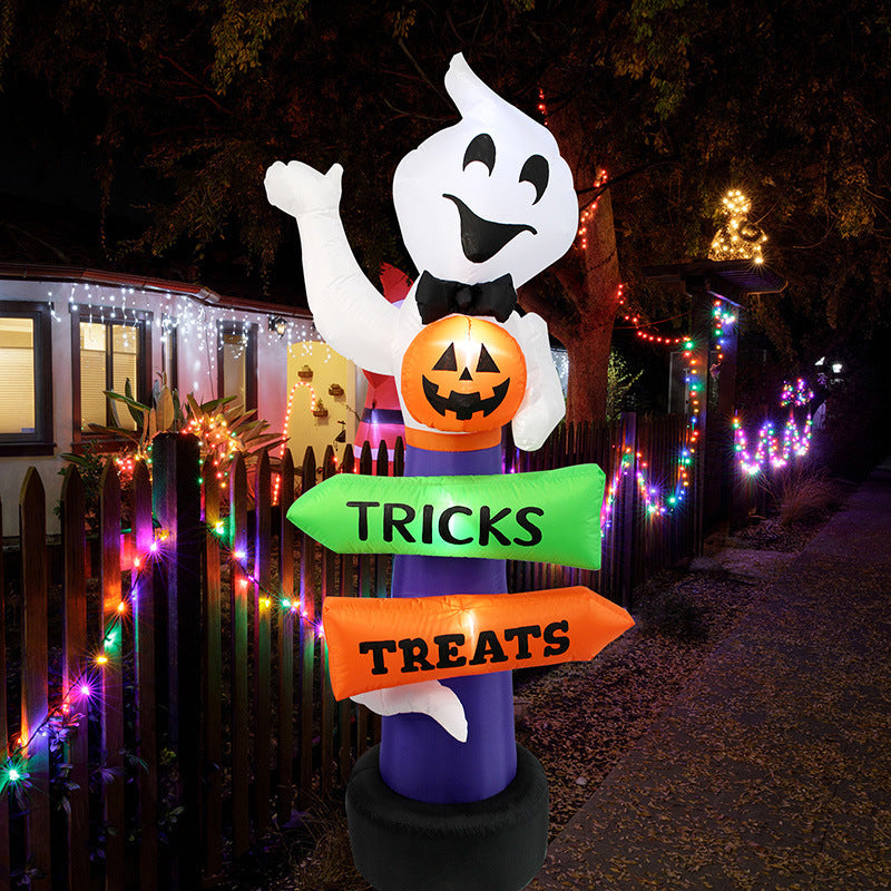 Halloween Inflatable Model Road Sign Decoration-Seasonal & Holiday Decorations-LifeGetsEasy