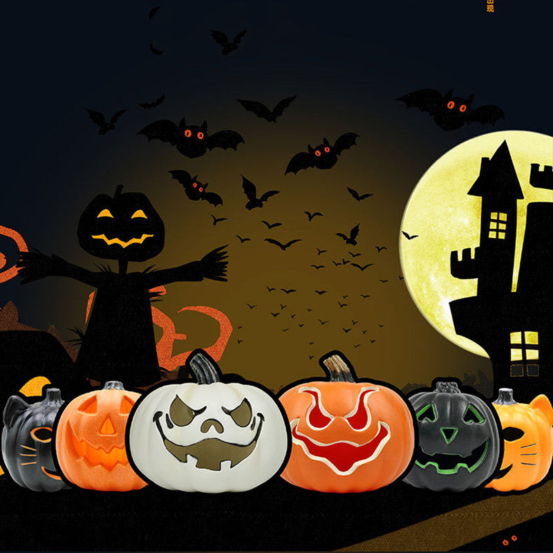 Halloween Pumpkin Lamp Decoration-Seasonal & Holiday Decorations-LifeGetsEasy