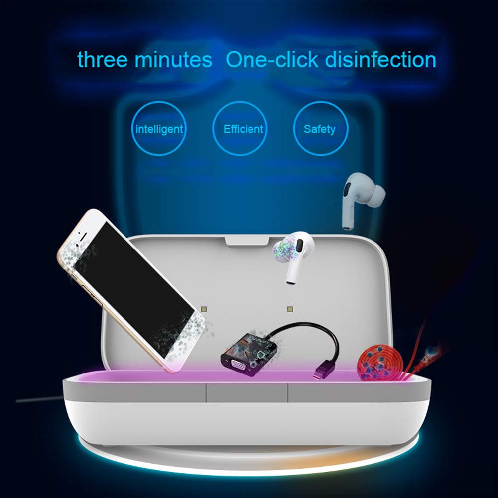 Phone Earbuds Charger Airpods Cords Multifunctional UV Sterilizer-Electronics-LifeGetsEasy