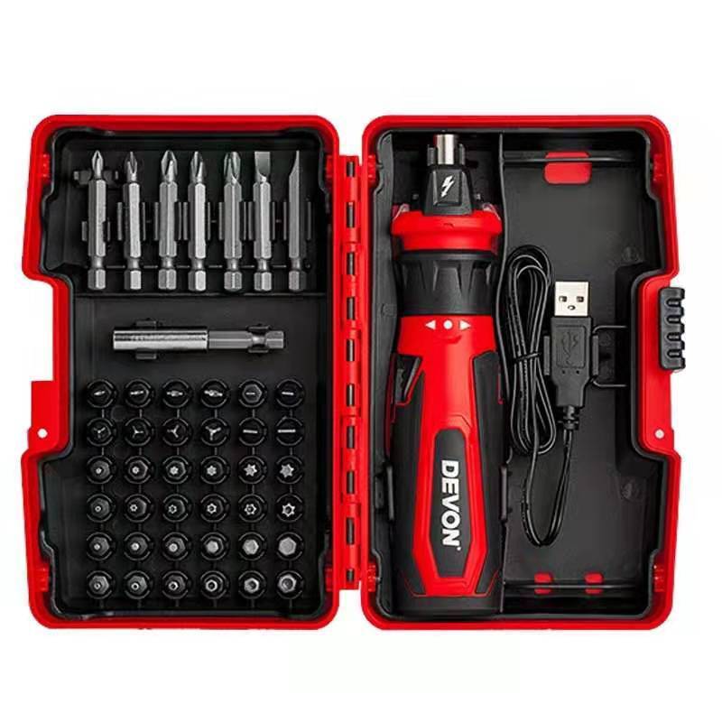 Electric Rechargeable USB Screwdriver 4V With Circuit Sensor 45 Bit Drill Kit-Electric Repair-LifeGetsEasy