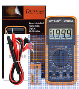 Car Battery Multi-Function 9V HouseHold Electrician Outlet Tester Repair Multimeter AC DC Voltage-Electrician Repair-LifeGetsEasy
