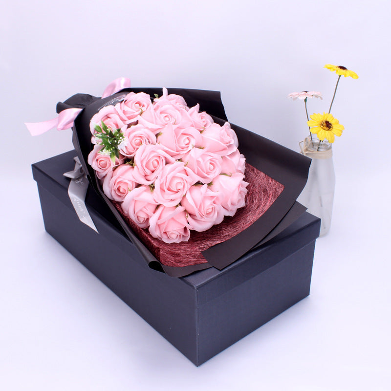 Valentine's Day Gift Box Creative 18 Bouquet Rose-Flowers-LifeGetsEasy