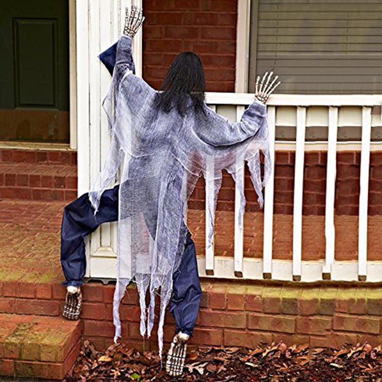 Halloween Wall WIndow Climbing Scary FaceLess Ghost-Seasonal & Holiday Decorations-LifeGetsEasy