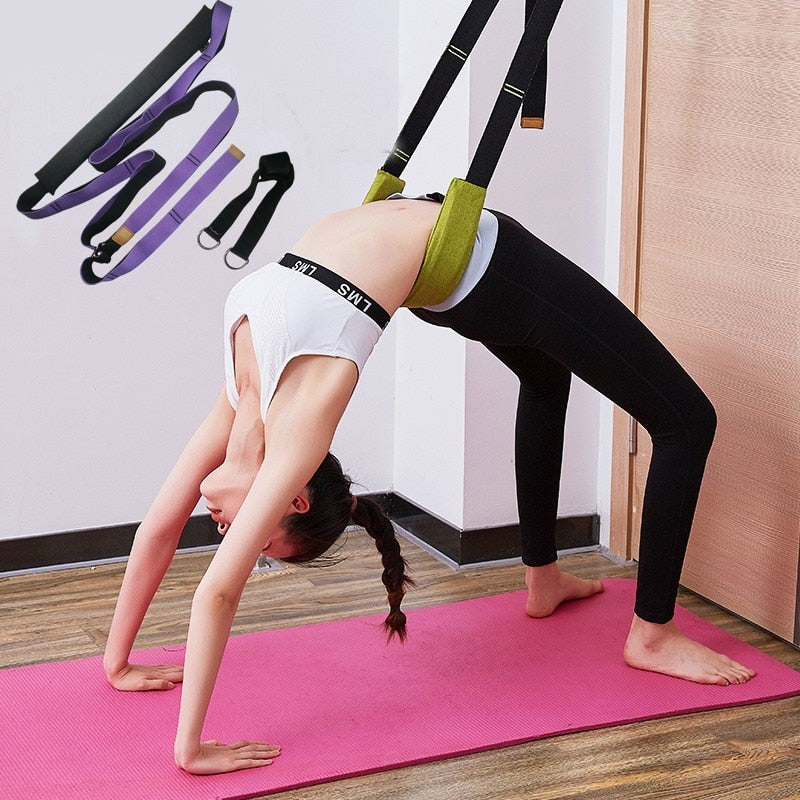 Yoga Strap Leg Back Spine Exercise Stretching Gym Belt-Fitness-LifeGetsEasy