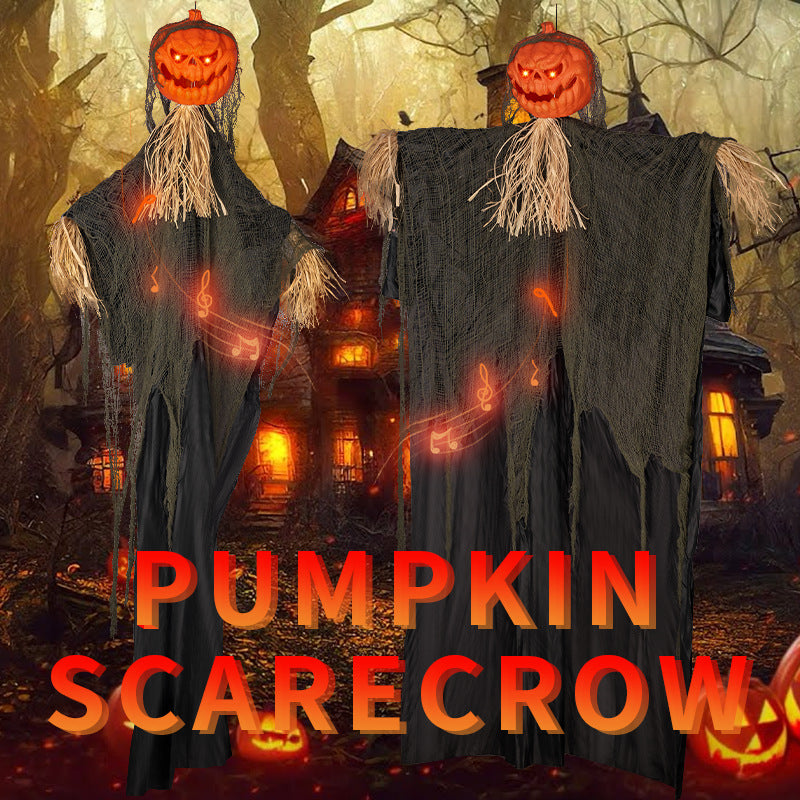 Halloween Pumpkin Sound Induction Decoration-Seasonal & Holiday Decorations-LifeGetsEasy