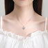 Valentine's Day Heart-shaped Women Necklace Luxury Love Rhinestones Gift-Necklace-LifeGetsEasy