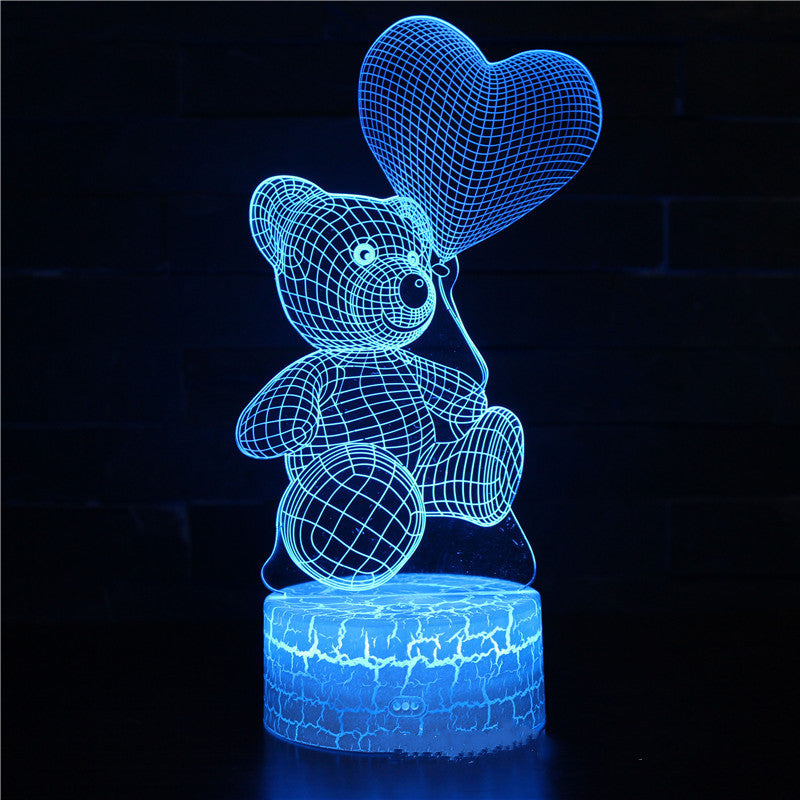 Valentines Day Love Bear Series 3D Light-Bear-LifeGetsEasy