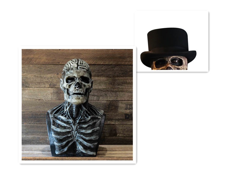 3D Horror Full Head Skull Headgear Horror Decoration-Mask-LifeGetsEasy