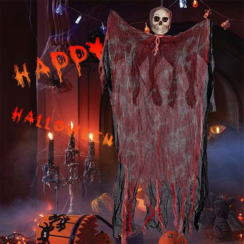 Halloween Hanging Ghost Pendant Dyed Blood Window Decoration-Mask-LifeGetsEasy