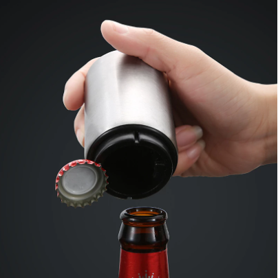 Stainless Steel Beer Automatic Bottle Opener-Kitchen Accessories-LifeGetsEasy