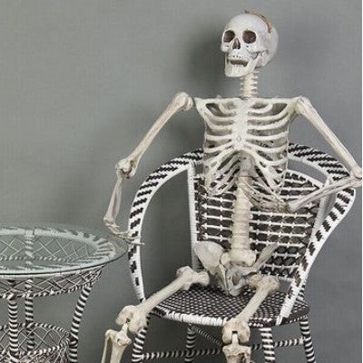 Halloween Horror Skull Hanging Sitting Skeleton Bone-Seasonal & Holiday Decorations-LifeGetsEasy
