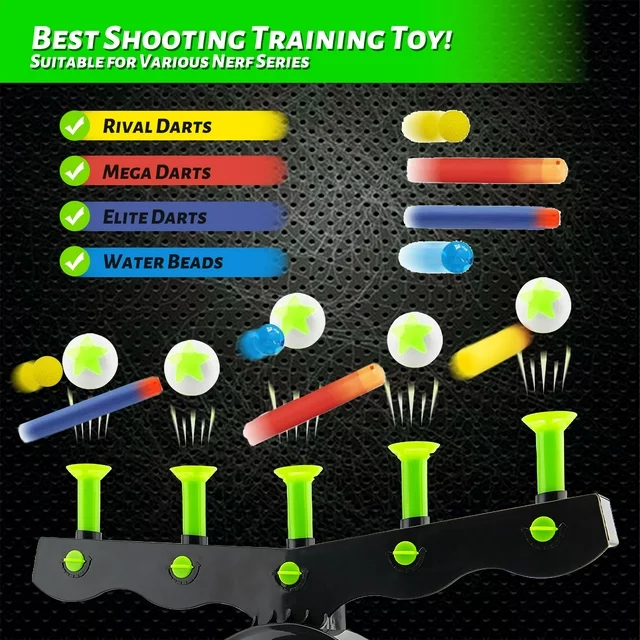 Glow In The Dark Hover Ball Shot Shooting Targets Game-Toys-LifeGetsEasy