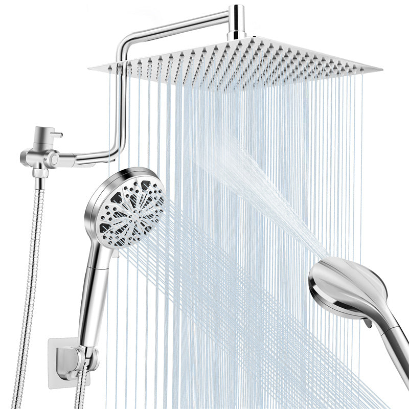 Filter Gun RainFall HandHeld Top Spray Shower Set-Bathroom Accessories-LifeGetsEasy