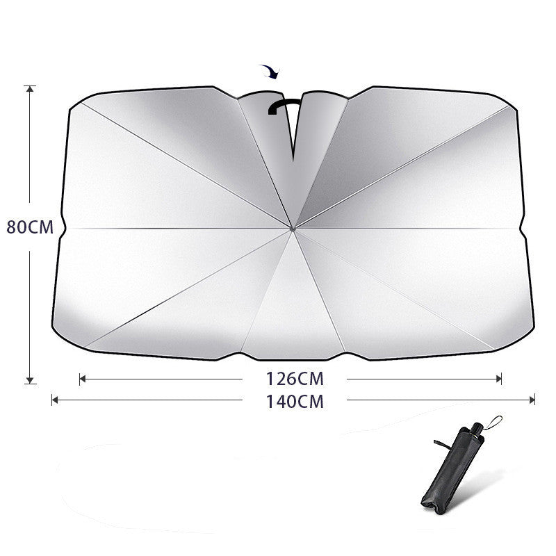 Foldable Car Windshield Sun Shade Umbrella UV Heat Protection-Car Accessories-LifeGetsEasy