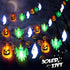 Colorful Lights String Halloween Decoration Spider Bat Ghost-Seasonal & Holiday Decorations-LifeGetsEasy