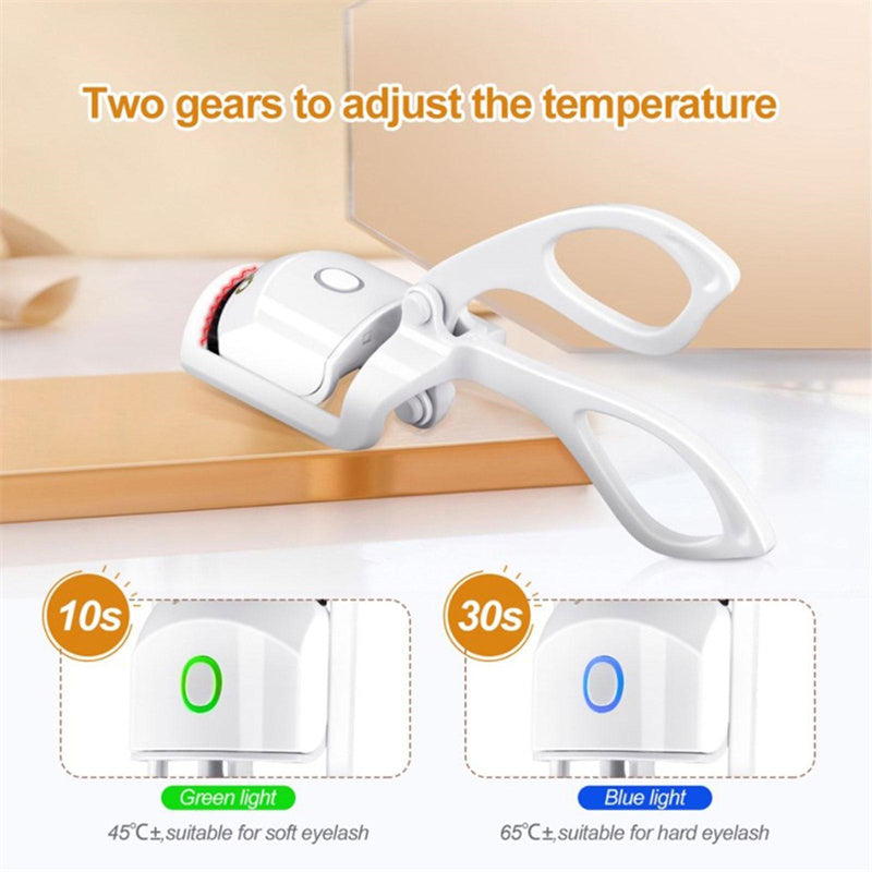 Heated Mini Eyelash Curler Electric Temperature Control-Health & Beauty-LifeGetsEasy