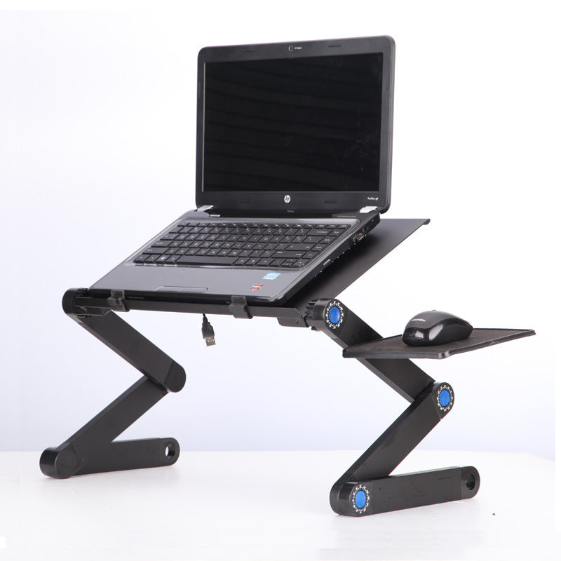 Laptop NoteBook Tablet Table Stand With Mouse Pad Adjustable Folding Ergonomic Design-Electronics-LifeGetsEasy