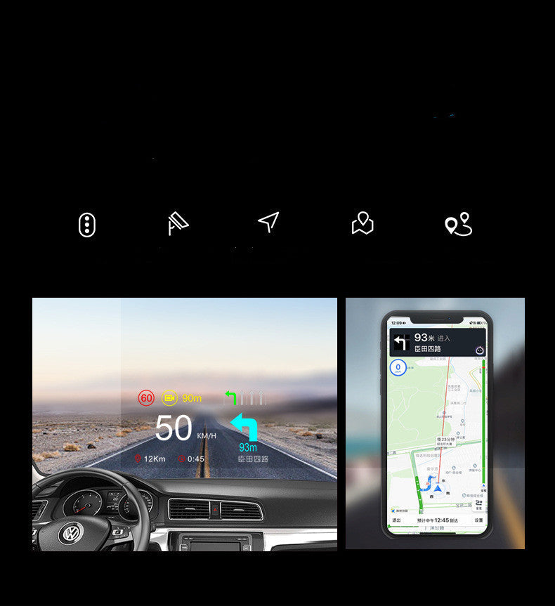 Car Display General OBD Navigation Projector Smart-Electronics-LifeGetsEasy