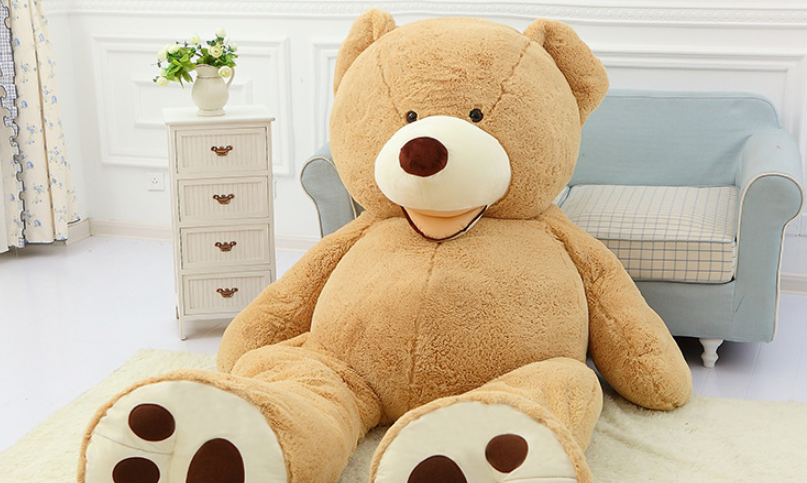 Giant 7 Foot Valentines Day Teddy Bear Gift-Stuffed Animals-LifeGetsEasy