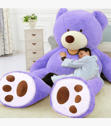 Giant 7 Foot Valentines Day Teddy Bear Gift-Stuffed Animals-LifeGetsEasy