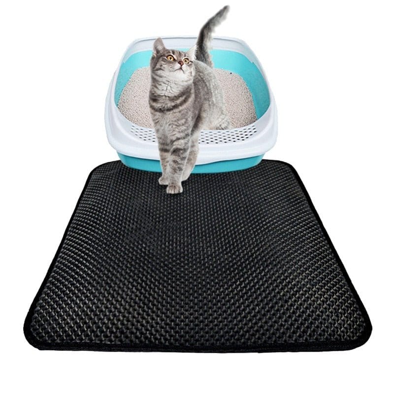 Pet Cat Litter Mat Waterproof EVA Double Layer Cat Litter Trapping-Pet Accessories-LifeGetsEasy