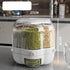 Large Food Storage Container 360 Rotating Rice Barrels Sealed-Kitchen Appliances-LifeGetsEasy
