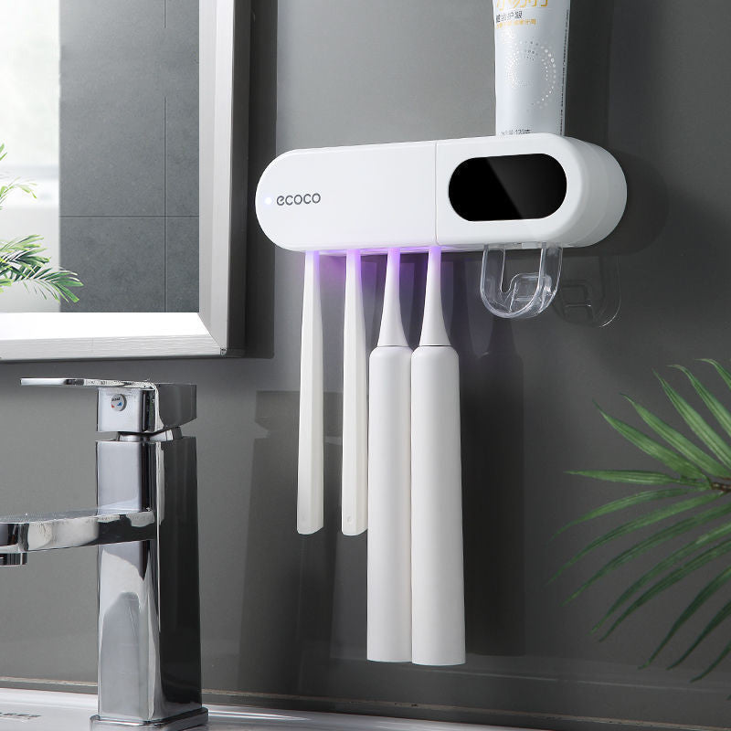 UV Sterilizer Electric Toothbrush Cleaner Wall Mount-Bathroom Accessories-LifeGetsEasy