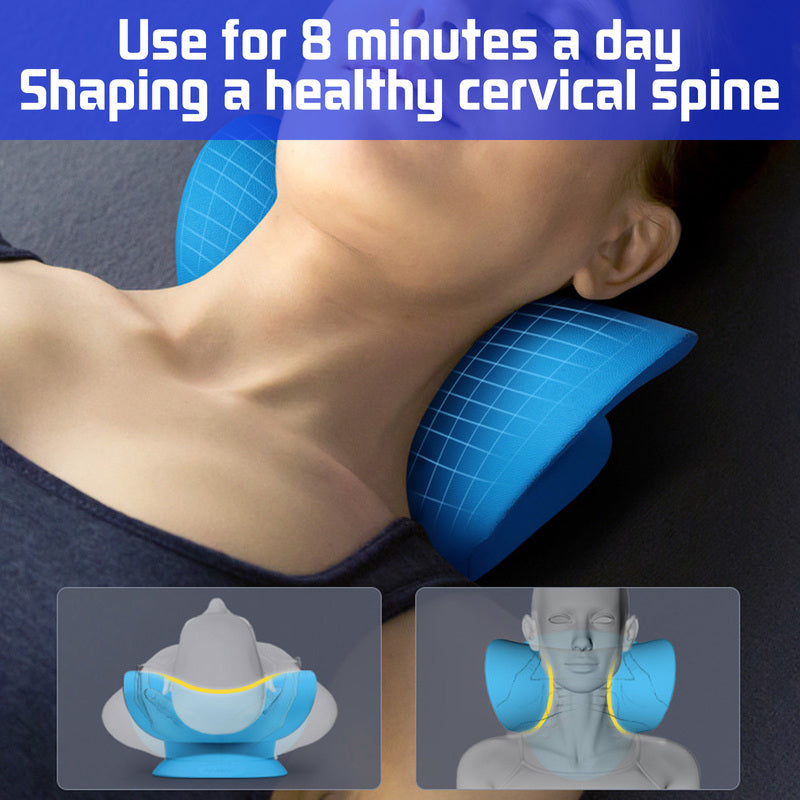 Cervical Spine, Neck And Shoulder Stretch Gravity Muscle Spine Correction-Fitness-LifeGetsEasy